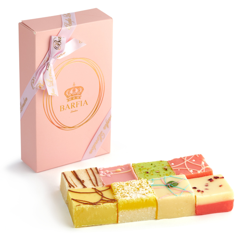 Posh in Pink Barfi Box - 8 Pcs